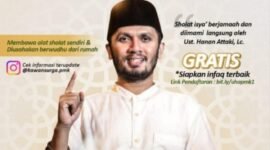 Flayer kegiatan dakwah Ustadz Hannan Attaki,. LC di Pamekasan.