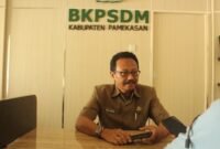 Kepala BKPSDM Pamekasan Saudi Rahman.