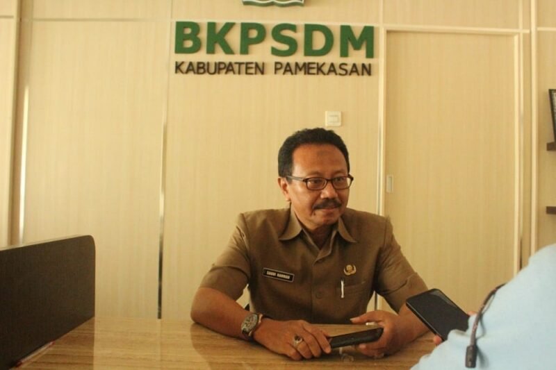 Kepala BKPSDM Pamekasan Saudi Rahman.