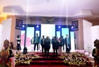 Suasana pelantikan pengurus ormawa Fasya, IAIN Madura.