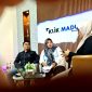 Direktur Klik Madura Sari Purwati saat podcast bersama tim Unit PPA Satreskrim Polres Pamekasan di Studio Klik Madura.