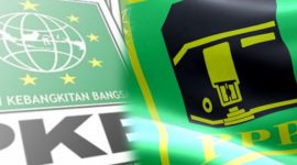 Kolase foto bendera PKB dan PPP. (DOK. KLIKMADURA)