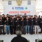 Pengurus Afkab Pamekasan foto bersama pengurus SIWO PWI Pamekasan usai kongres di Pendopo Budaya Pamekasan, Senin (19/8/2024). (FOTO: DOK. PWI PAMEKASAN)
