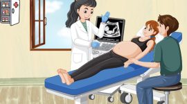 Ilustrasi dokter kandungan. (Sumber: canva.com)