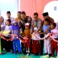 Pj Bupati Pamekasan Masrukin didampingi Kadisdikbud Pamekasan Moh. Alwi saat peluncuran Unit Layanan Disabilitas.