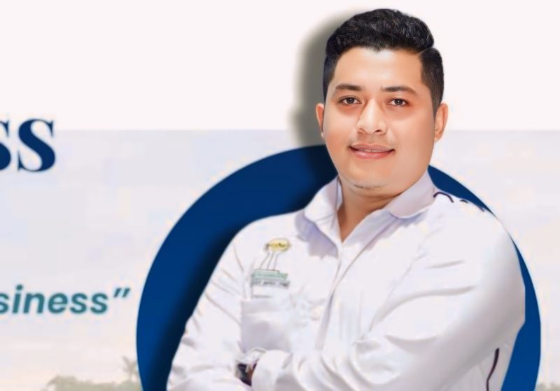 Ketua Umum BPC HIPMI Sampang Moh. Syarif.