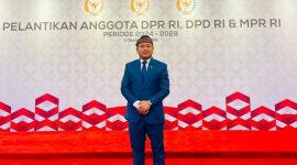 Anggota DPR RI Dapil Madura Slamet Ariyadi usai pelantikan di Senayan.