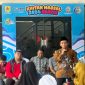 Manajer PLN UP3 Madura Fahmi Fahrezi memberikan sambutan pada kegiatan sunat massal dalam rangka Harlisnas ke-79.
