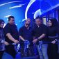 Owner Three Five Cafe and Resto, Ipda Nur Fajri Alim didampingi istri, bersama Kapolres Pamekasan AKBP Jazuli Dani Iriawan didampingi istri dan Owner PT. Bawang Mas Group H. Khairul Umam meresmikan Three Five Cafe and Resto.