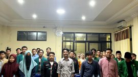 Ratusan mahasiswa perwakilan BEM se-Kabupaten Bangkalan dan BEM SI Jawa Timur saat deklarasi damai di di Hotel Syariah Bangkalan, Sabtu (23/11).