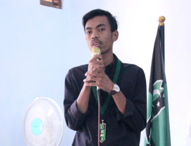 Ketua Umum HMI Komisariat Hukum UTM, Malik Fahad.