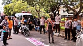 Aksi demonstrasi mahasiswa terkait segelumit persoalan di Kabupaten Bangkalan.