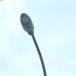 Lampu penerangan jalan umum di salah satu ruas jalan di Kabupaten Sampang.