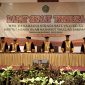 Jajaran senat dan rektorat IAI NATA Sampang saat wisuda ke-20 di Ballroom Hotel Odaita, Pamekasan.