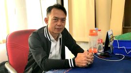 Kabid Pelatihan dan Hubungan Industrial, Dinas Ketenagakerjaan (Disnaker) Sampang Ervien Budijatmiko. (SUPRIYANTO / KLIKMADURA).