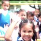 Siswa-siswi TK PGRI 1 Lomaer, Bangkalan bermain di halaman sekolah. (IMDAD FAIHA ILA SABILA / KLIKMADURA).