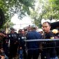 Sejumlah aktivis gabungan dari berbagai organisasi bersiap menggelar aksi demonstrasi di Kanwil BPN Jatim, Kamis (27/2/2025)
