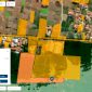 Tangkapan layar pantauan citra satelit melalui laman bhumi.atrbpn.go.id yang menunjukkan peta SHM di Desa Ambat, Kecamatan Tlanakan, Pamekasan.