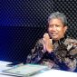 Kepala Dinas Penanaman Modal dan Pelayanan Terpadu Satu Pintu (DPMPTSP) Pamekasan Taufikurrachman saat podcast di Studio 2 Klik Madura.