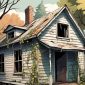 Foto ilustrasi rumah. (META AI)