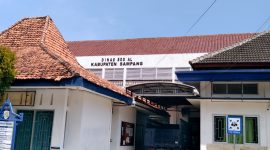Kantor Dinas Sosial Pemberdayaan Perempuan dan Perlindungan Anak (Dinsos PPPA). (MUKSIN IKSAN / KLIKMADURA)