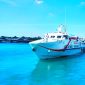 Kapal Express Bahari saat berangkat dari Pelabuhan Kalianget, Sumenep. (FOTO: IG@expressbahari.kalianget)