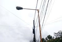 PJU di Jalan Makboel yang kondisinya mati.