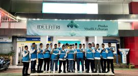 Kru PLN UP3 Madura foto bersama Direktur Distribusi PT PLN (Persero) Adi Priyanto usai zoom meeting.
