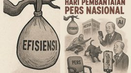 Ilustrasi hari pembantaian pers nasional. (gambar ini hasil buatan AI)