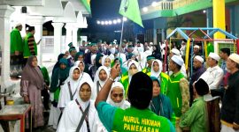 Sebanyak 56 Calon Jemaah Haji (CJH) KBIHU Nurul Hikmah Pamekasan dilepas menuju pemberangkatan ke tanah suci. (DOK. KLIKMADURA)