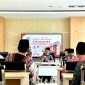 Rektor UIN Madura, Dr. H. Saiful Hadi, M.Pd., memberikan sambutan untuk kali pertama sejak kampus berubah status dari IAIN Madura menjadi UIN Madura.