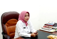 Kepala Diskopindag Sampang, Chairijah. (KLIKMADURA)