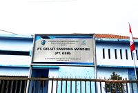 Kantor PT. GSM di Jalan KH Wahid Hasyim, Sampang.