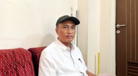 Slamet Efendi, Kepala Pasar Kolpajung yang diduga melakukan penganiayaan kepada penjual mie ayam. (KLIKMADURA)