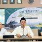 Kepala Dinas Kesehatan (Dinkes) Pamekasan dr. Saifuddin saat menghadiri konfrensi pers beberapa waktu lalu. (MOH. IQBALUL KHAVEI MZ / KLIKMADURA)