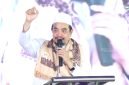 Pimpinan dan Pengasuh Ponpes Al-Amien Prenduan Dr. KH. Ahmad Fauzi Tidjani saat menyampaikan sambutan.