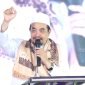 Pimpinan dan Pengasuh Ponpes Al-Amien Prenduan Dr. KH. Ahmad Fauzi Tidjani saat menyampaikan sambutan.