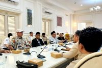 Suasana dialog kemanusiaan yang digelar Aliansi Jurnalis Pamekasan (AJP) di Ruang Rato Ebhu, Pendopo Agung Ronggosukowati Pamekasan. (AJP FOR KLIKMADURA)