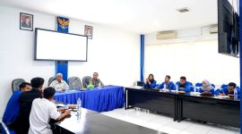 PC PMII Sampang saat audiensi dengan Diskominfo Sampang terkait keterbukaan informasi publik. (PMII SAMPANG UNTUK KLIKMADURA)