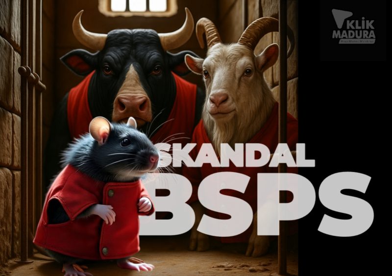 Ilustrasi skandal korupsi BSPS. (Sumber: META AI yang disempurnakan)