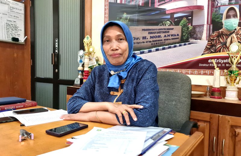 Direktur RSUD Dr. Moh. Anwar Sumenep, dr. Hj. Erliyati. 