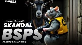 liputan khusus soal dugaan skandal mega korupsi BSPS di Kabupaten Sumenep. (META AI yang Disempurnakan)