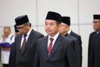 Dr. H. Syaiful Hadi saat dilantik menjadi UIN Madura di Kantor Kemenag, Jakarta. (ISTIMEWA)