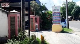 SEPI: Pemandangan sepi di sekitar Puskesmas Talang. (DOK. KLIK MADURA).