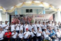 Bupati Pamekasan KH. Kholilurrahman bersama anggota Forkopimda dan kepala OPD foto bersama setelah menggelar kegiatan Bersapda. (DISPORAPAR PAMEKASAN FOR KLIKMADURA)