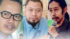 Kolase foto, dari kiri: Wartawan senior Hambali Rasidi, aktivis LSM Ainur Rahman dan Fauzi As. (KLIKMADURA)