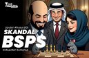Ilustrasi liputan khusus dugaan skandal mega korupsi BSPS Sumenep. (META AI yang Disempurnakan)