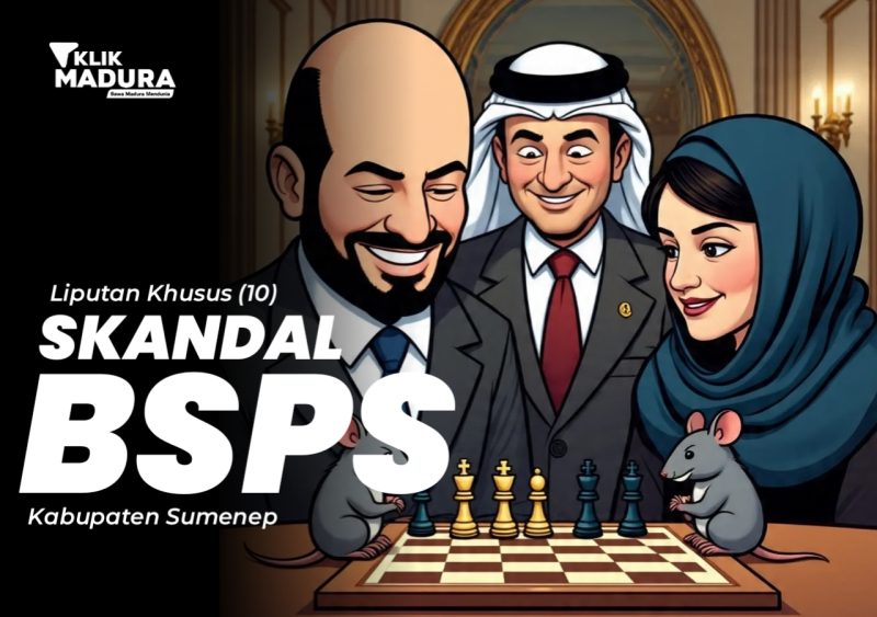 Ilustrasi liputan khusus dugaan skandal mega korupsi BSPS Sumenep. (META AI yang Disempurnakan)