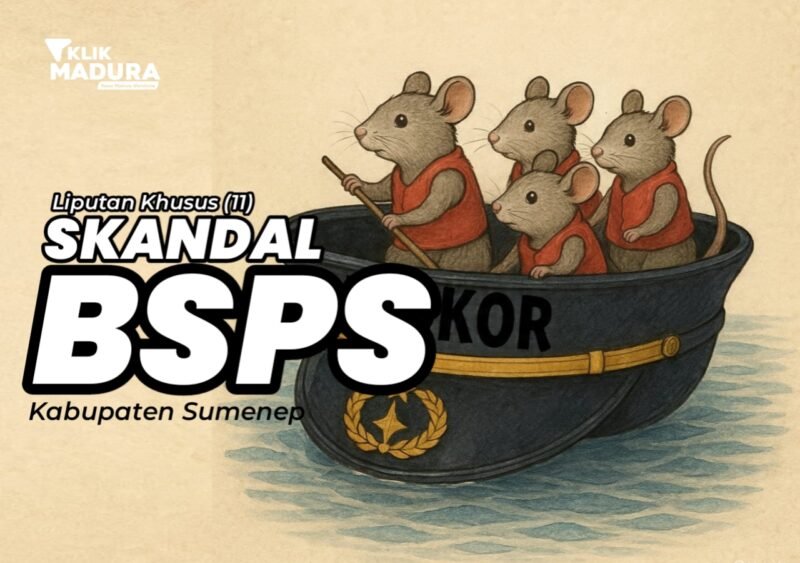 Ilustrasi skandal mega korupsi BSPS Sumenep. (META AI yang Disempurnakan)
