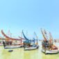 Sejumlah kapal nelayan sandar di Pelabuhan Perikanan Pantai Pasongsongan, Sumenep. (PRENGKI WIRANANDA / KLIKMADURA)